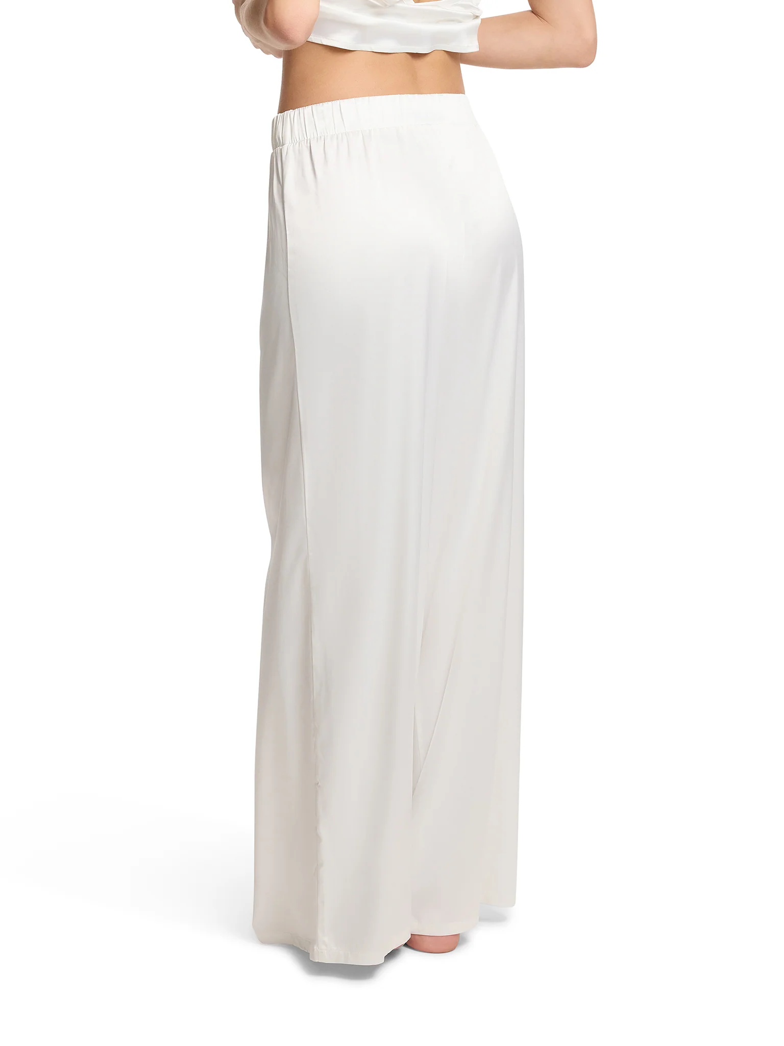 Satin Sleep Pant Light Ivory Sale - Image 2