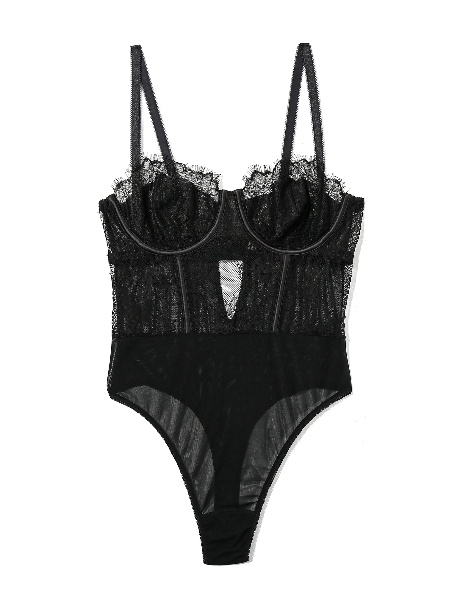 Sheer Seduction Bodysuit Black Sale - Image 4