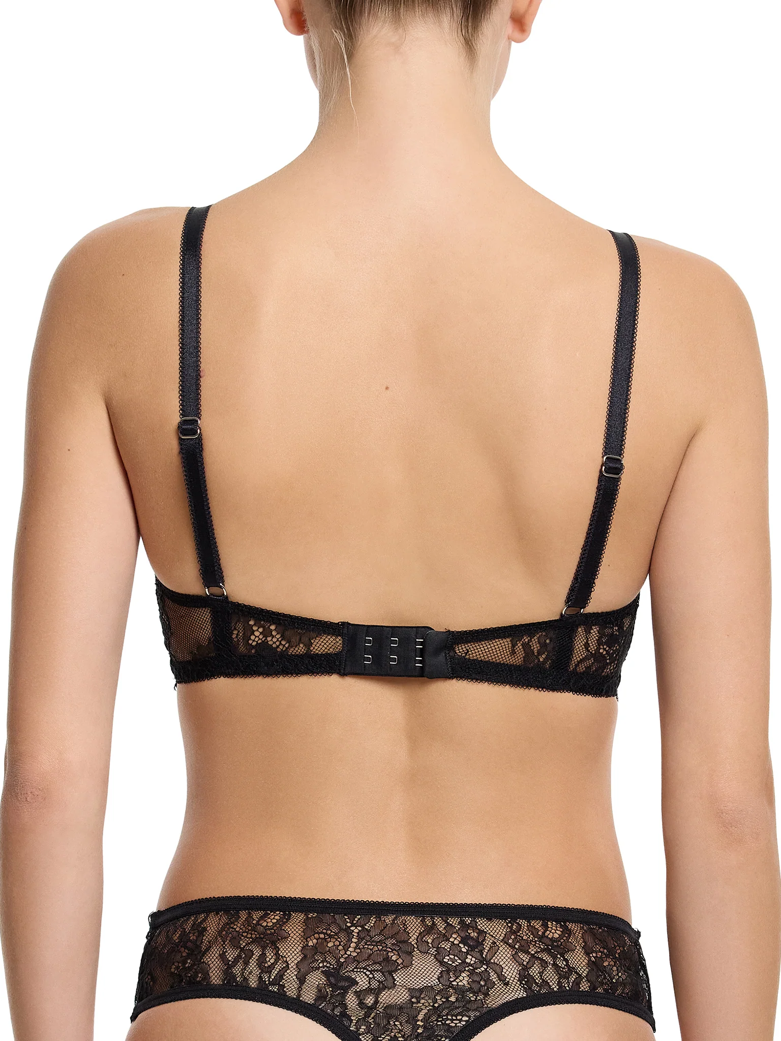 Sheer Seduction Underwire Bra Black Sale - Image 2