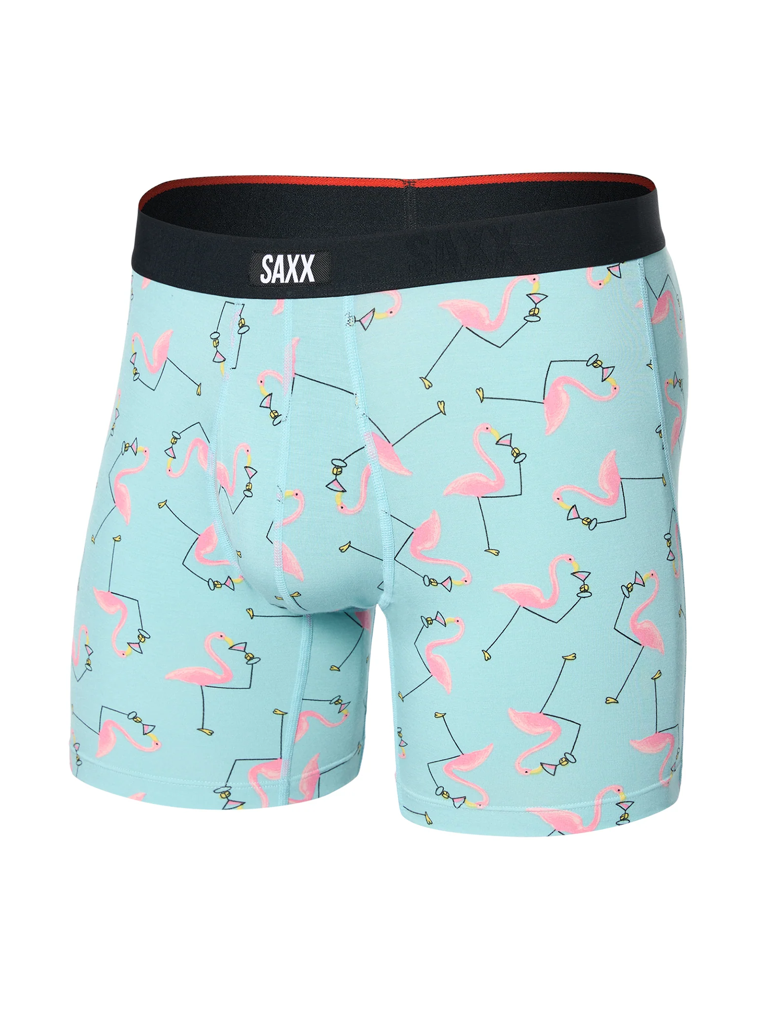 Signature Lace® Low Rise Thong And Saxx Super Soft Vibe Boxer Brief Drinko Flamingo - Image 8