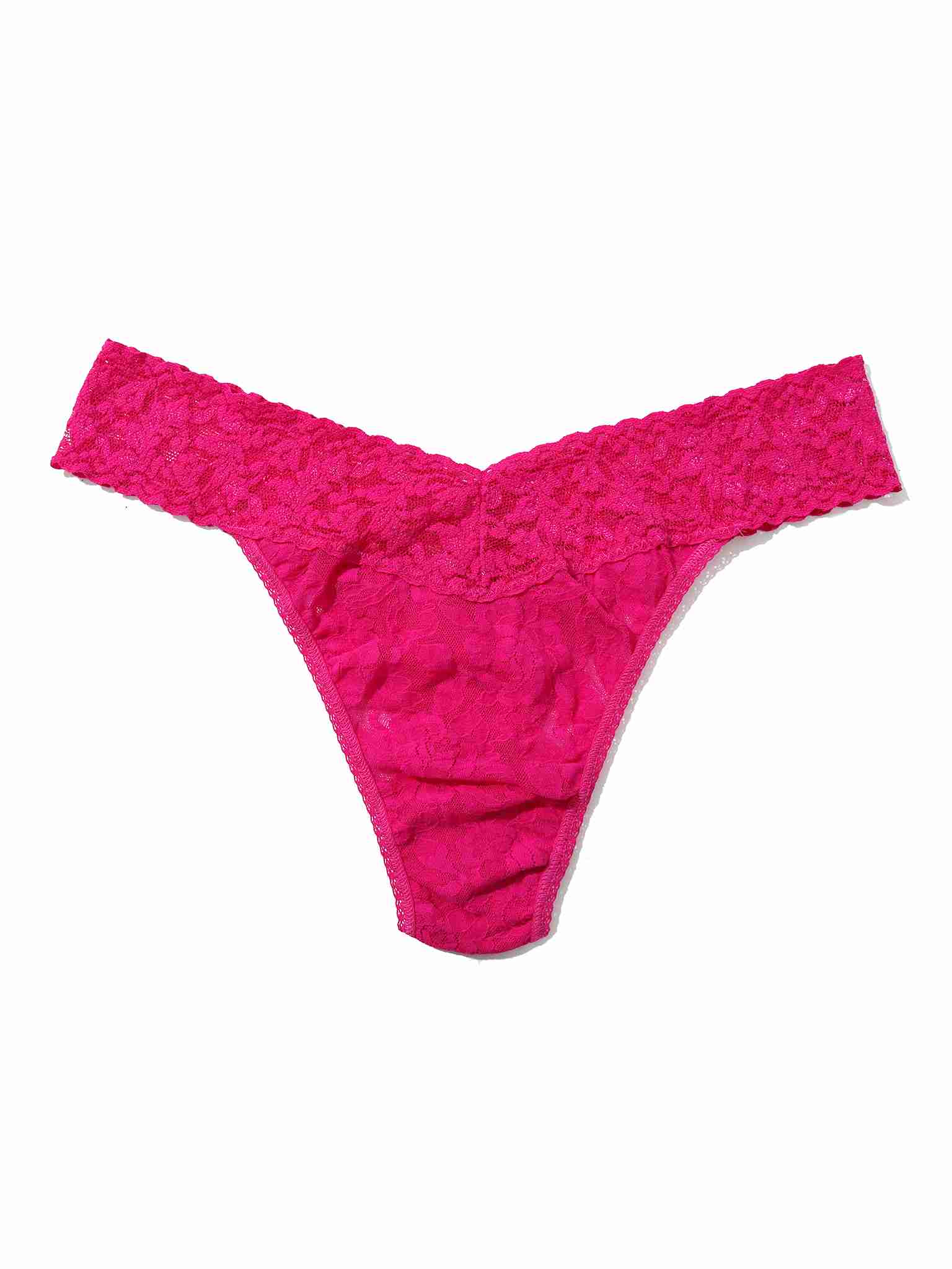 Signature Lace® Original Rise Thong Pink Ruby