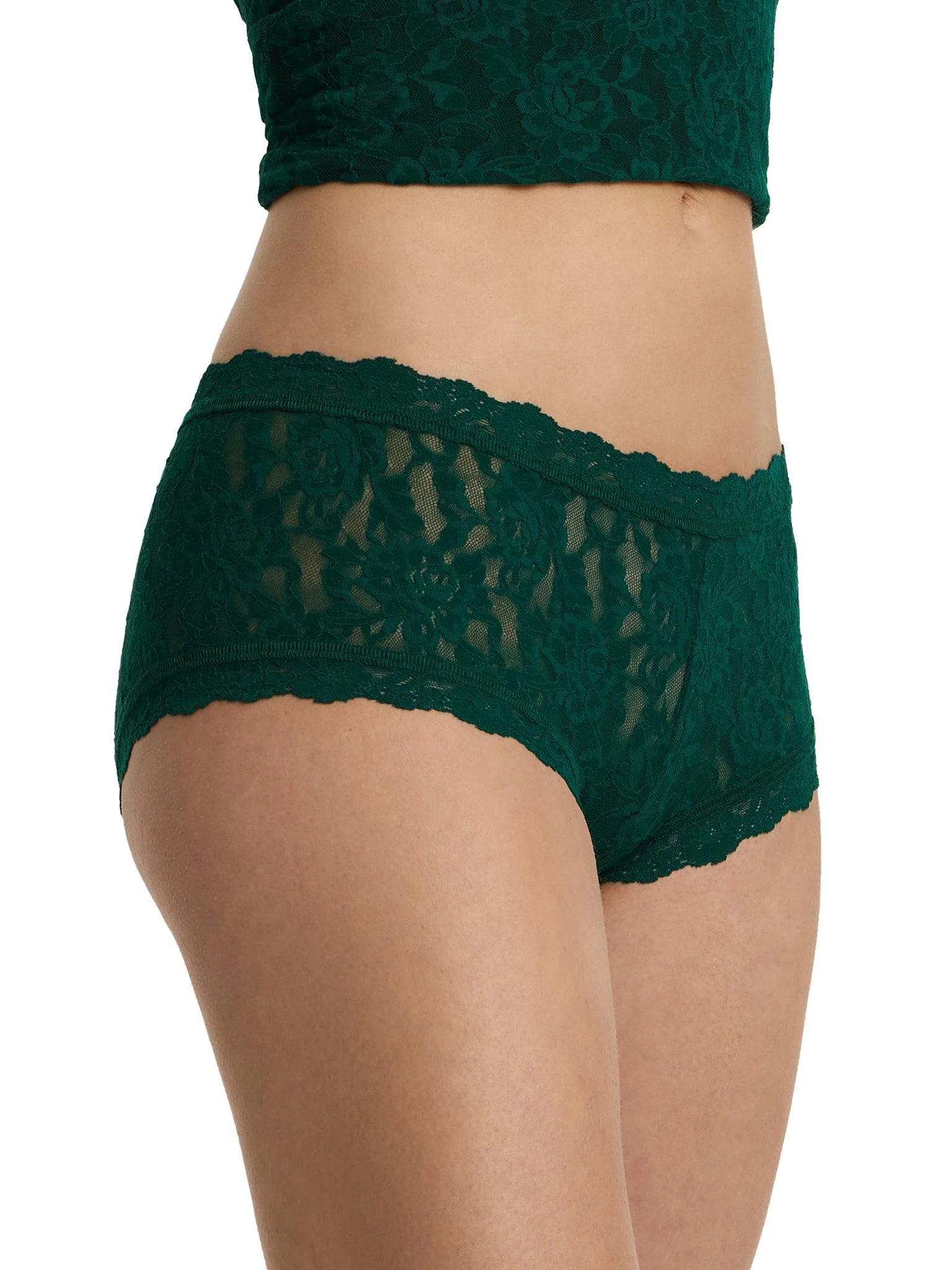 Signature LaceĀ® Boyshort Spruce Green Sale - Image 4