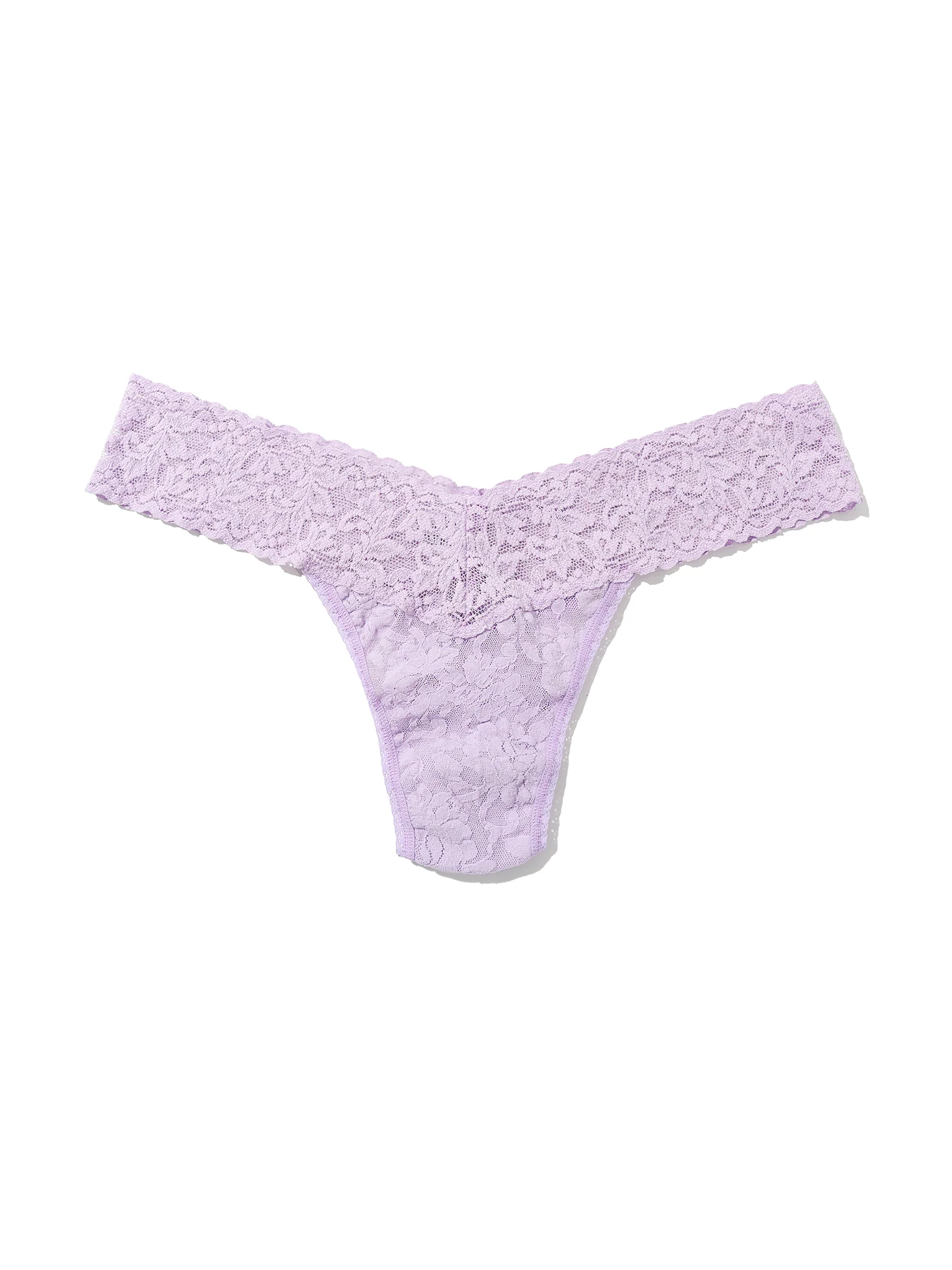 Signature Lace® Low Rise Thong Lavender Fields Purple - Image 4