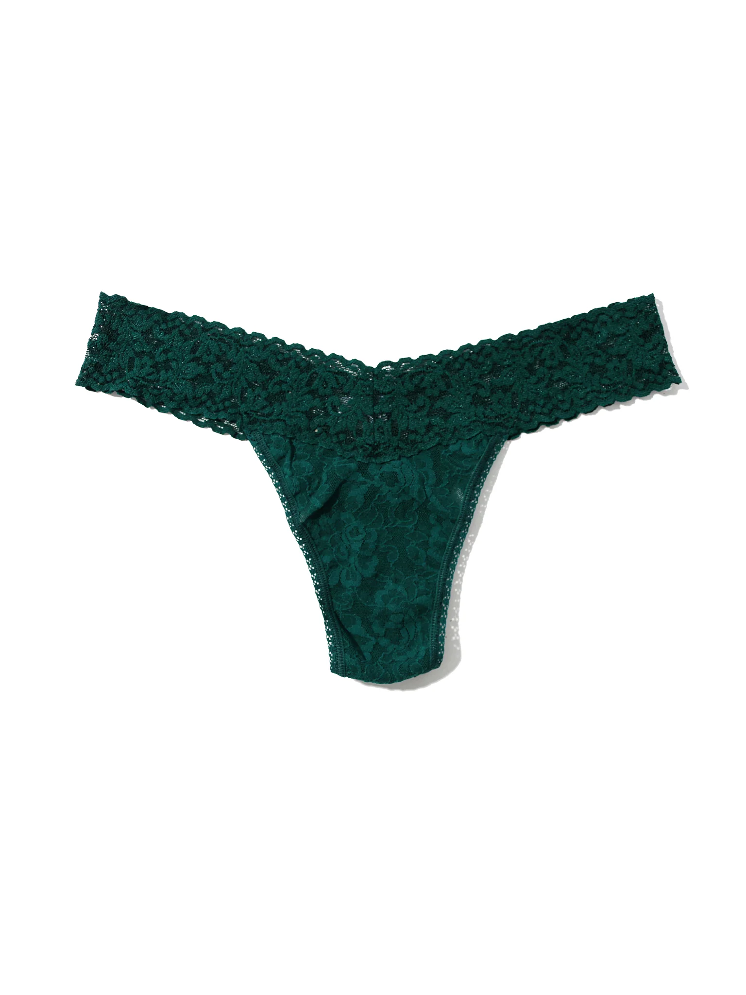 Signature LaceĀ® Low Rise Thong Mountain Green - Image 3