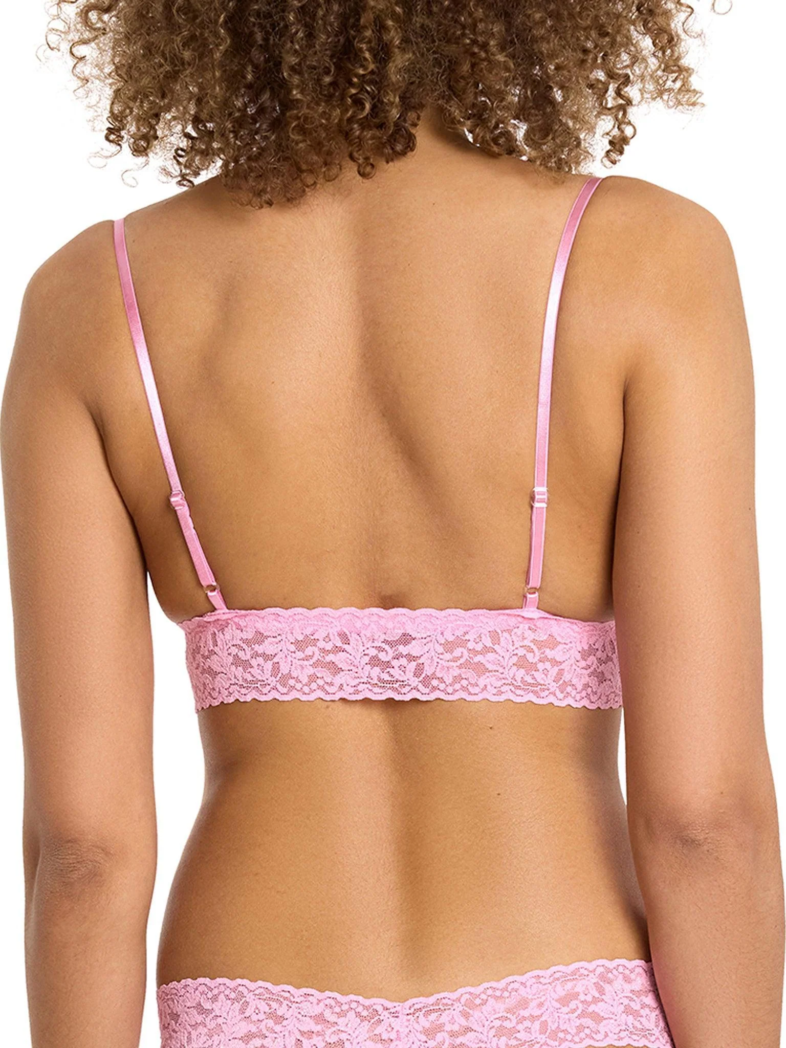 Signature Lace® Padded Triangle Bralette Strawberry Lemonade Pink Sale - Image 3