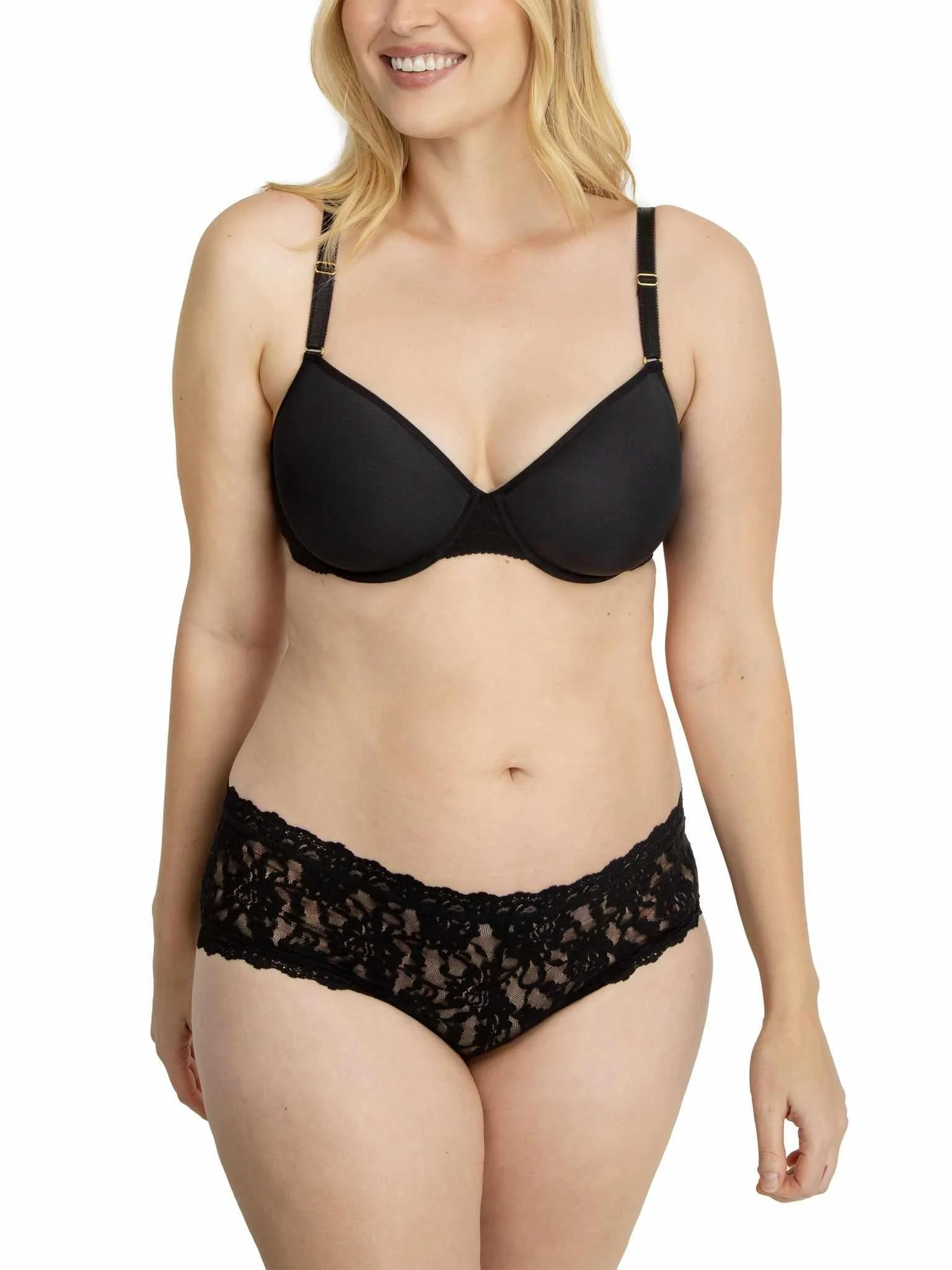 Signature Lace® T-Shirt Bra Black - Image 6
