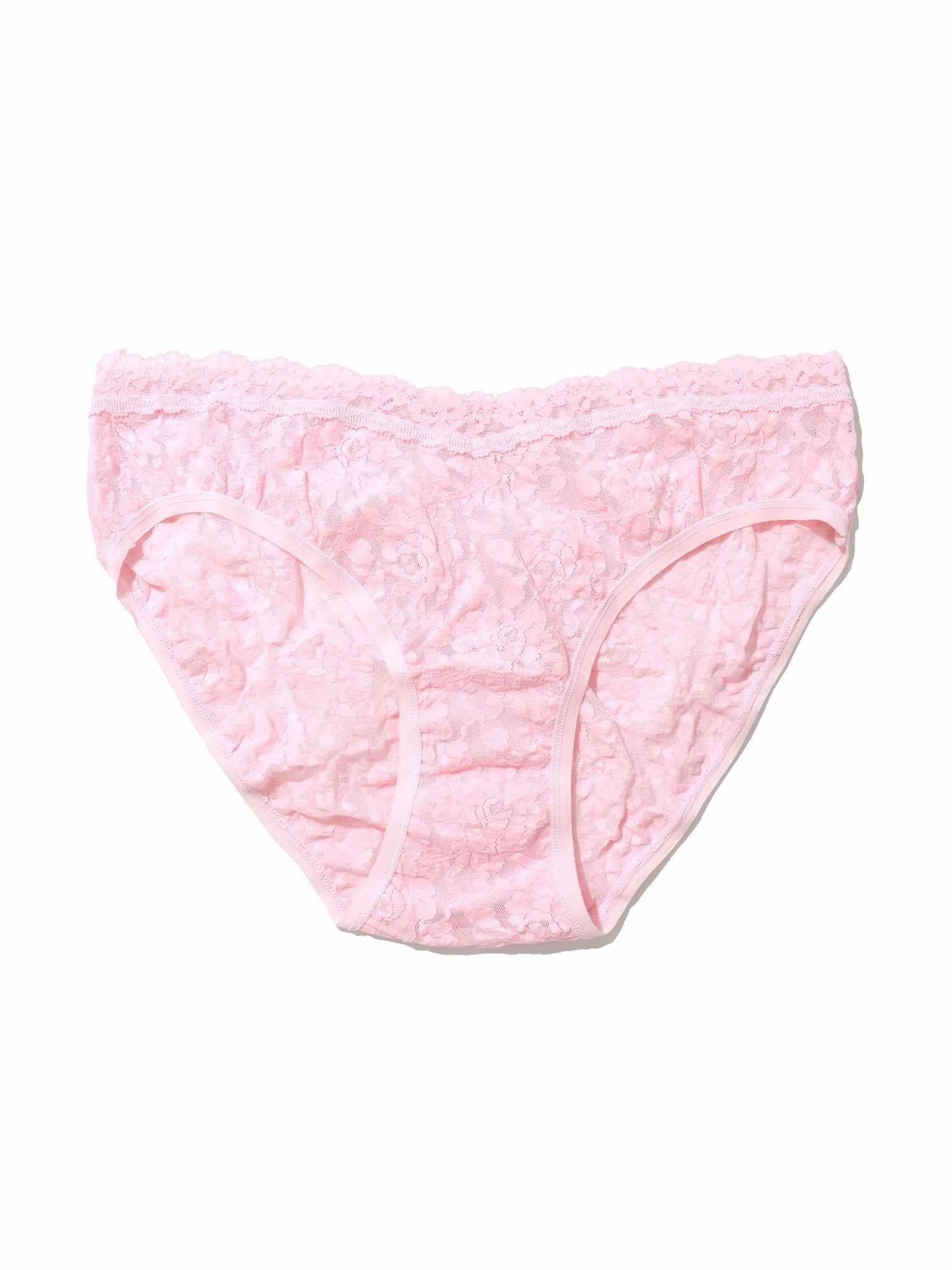 Signature Lace® V-Front High Cut Brief Bliss Pink Sale - Image 3