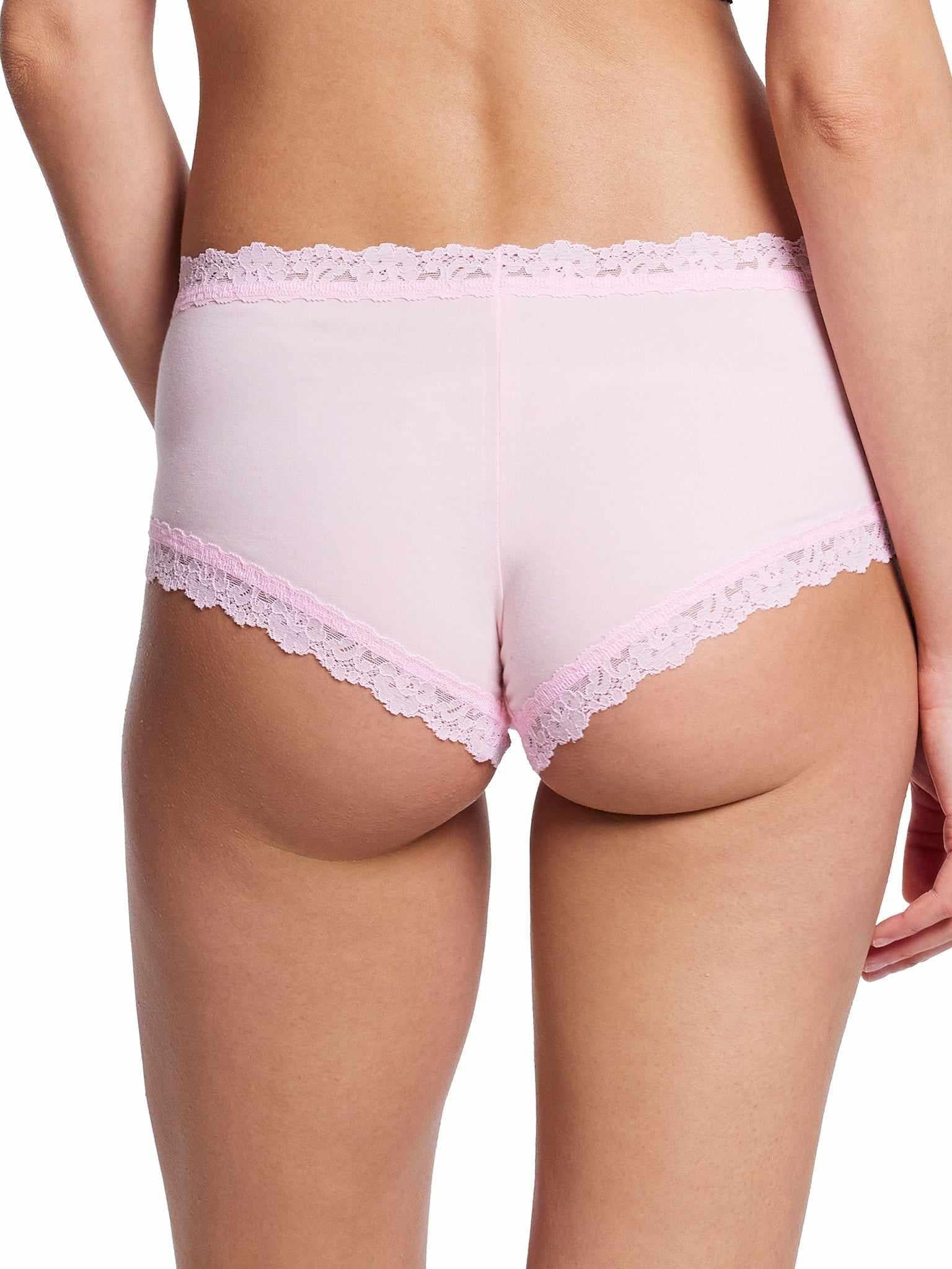 Supima® Cotton Boyshort Bliss Pink - Image 2