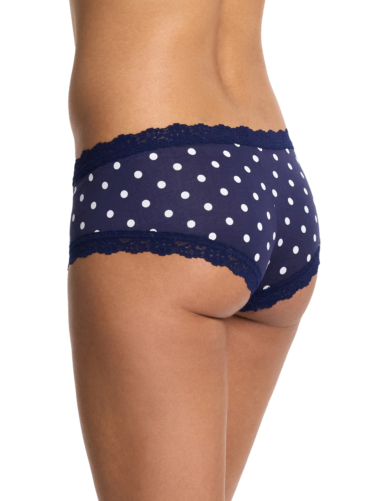 Supima® Cotton Printed Boyshort Full Circle Blue Sale - Image 3