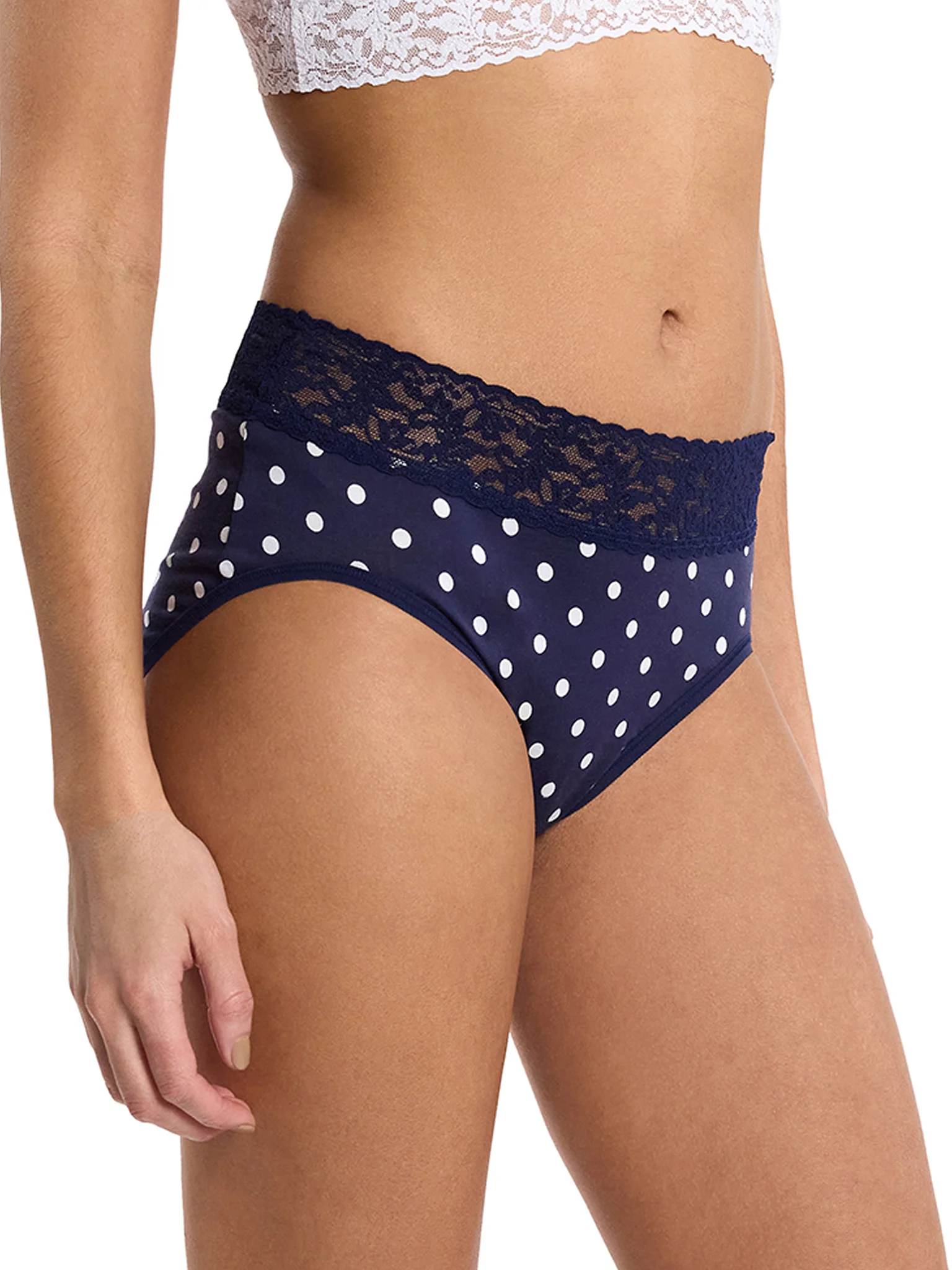 Supima® Cotton Printed French Brief Full Circle Blue Sale - Image 3