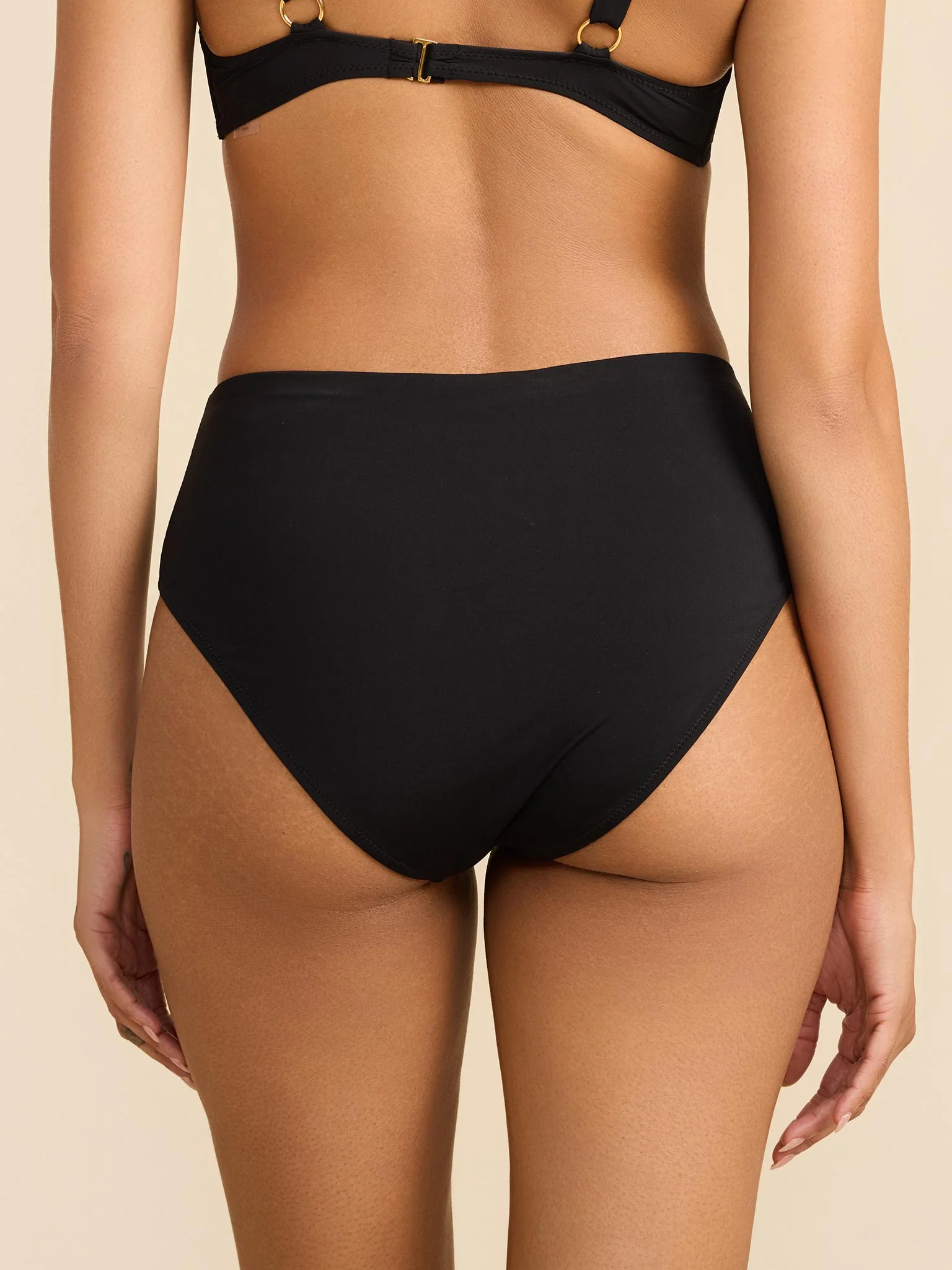 Swim High Rise Bottom Black - Image 3