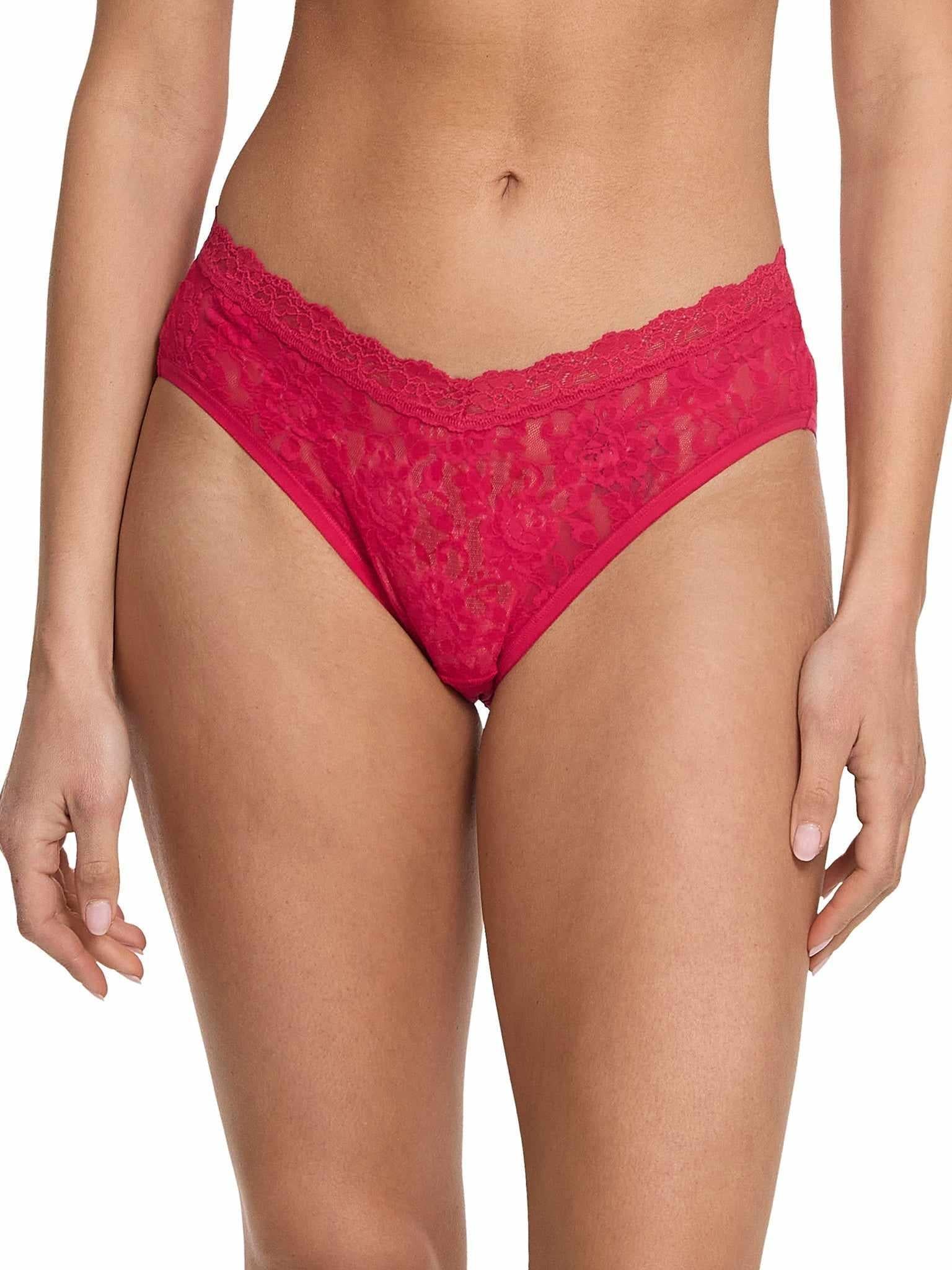 Signature LaceĀ® V-Front High Cut Brief Beet Juice Red Sale