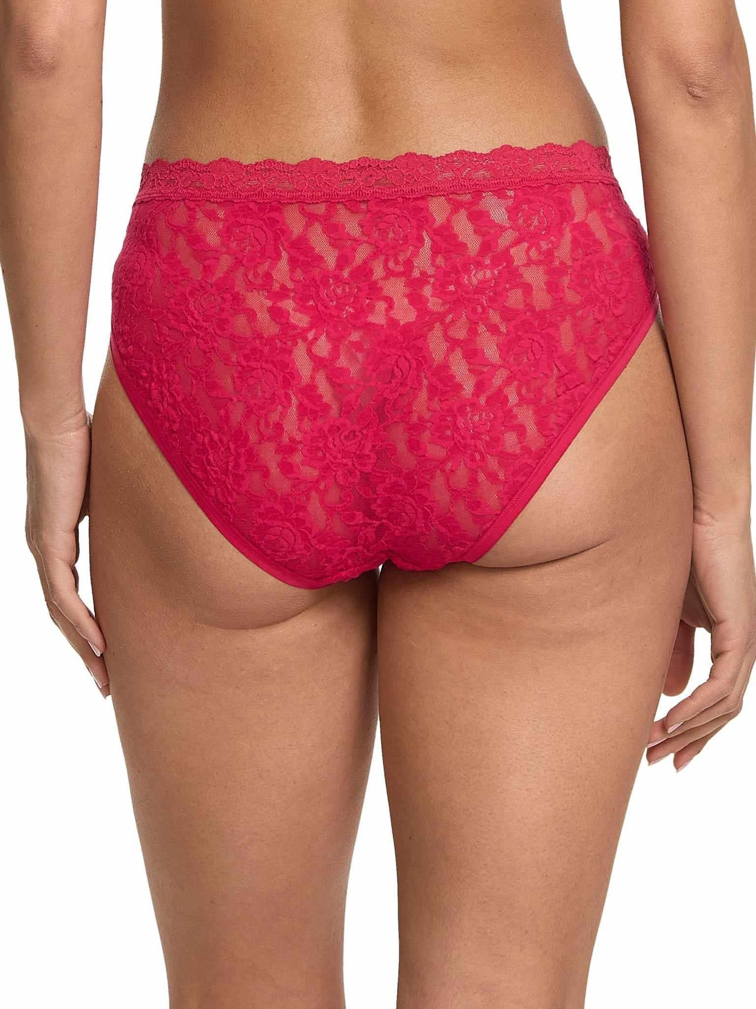 Signature LaceĀ® V-Front High Cut Brief Beet Juice Red Sale - Image 2