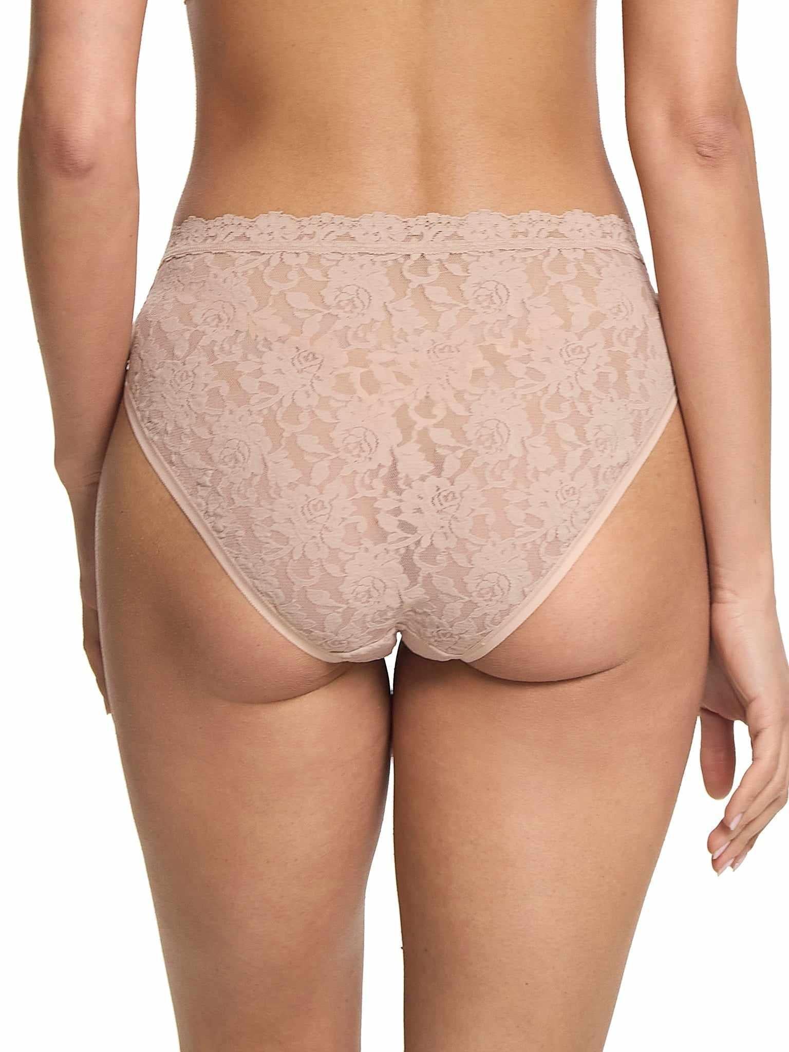 Signature LaceĀ® V-Front High Cut Brief Chai - Image 2