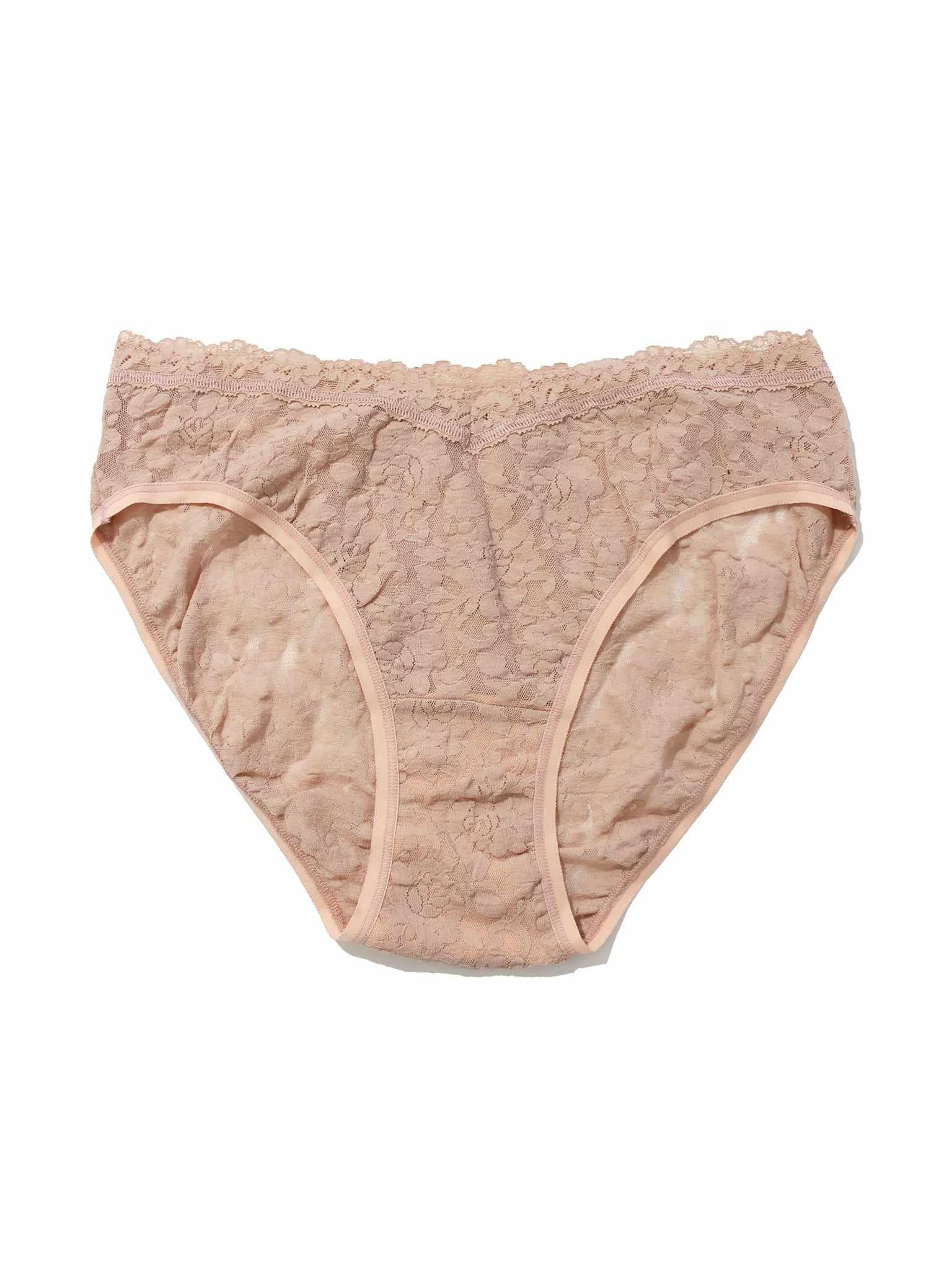 Signature LaceĀ® V-Front High Cut Brief Chai - Image 3