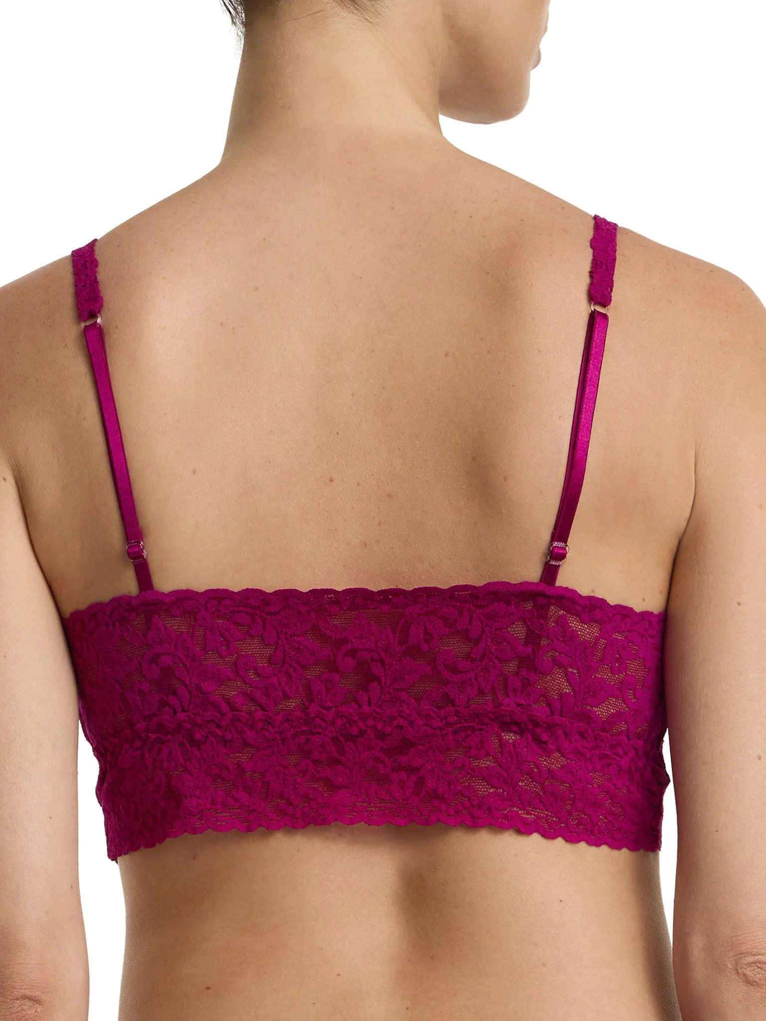 V-Neck Retro Lace Bralette From The Vine Red Sale - Image 6