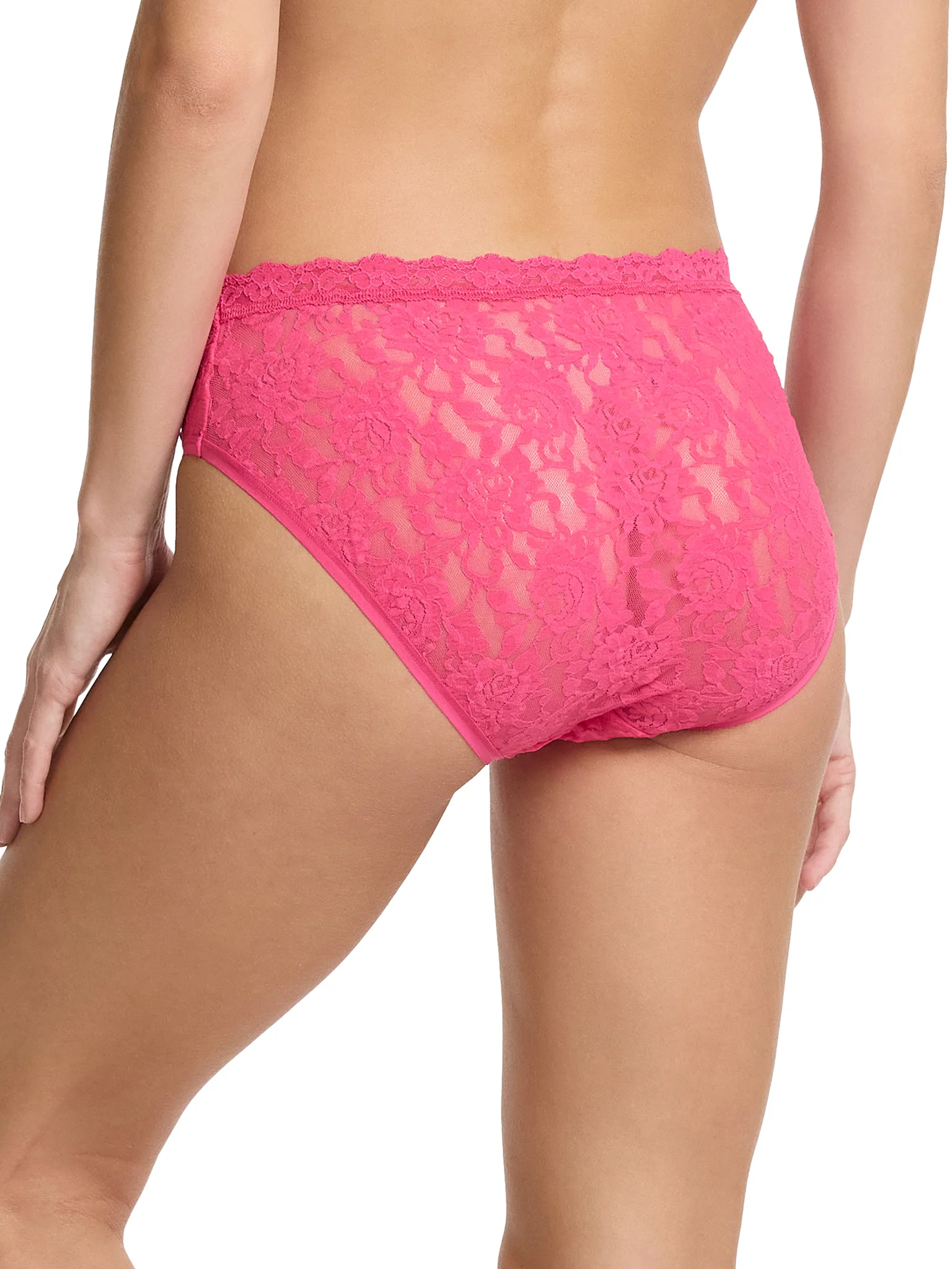 Signature LaceĀ® V-Front High Cut Brief Un-Beet-Able Pink Sale - Image 2