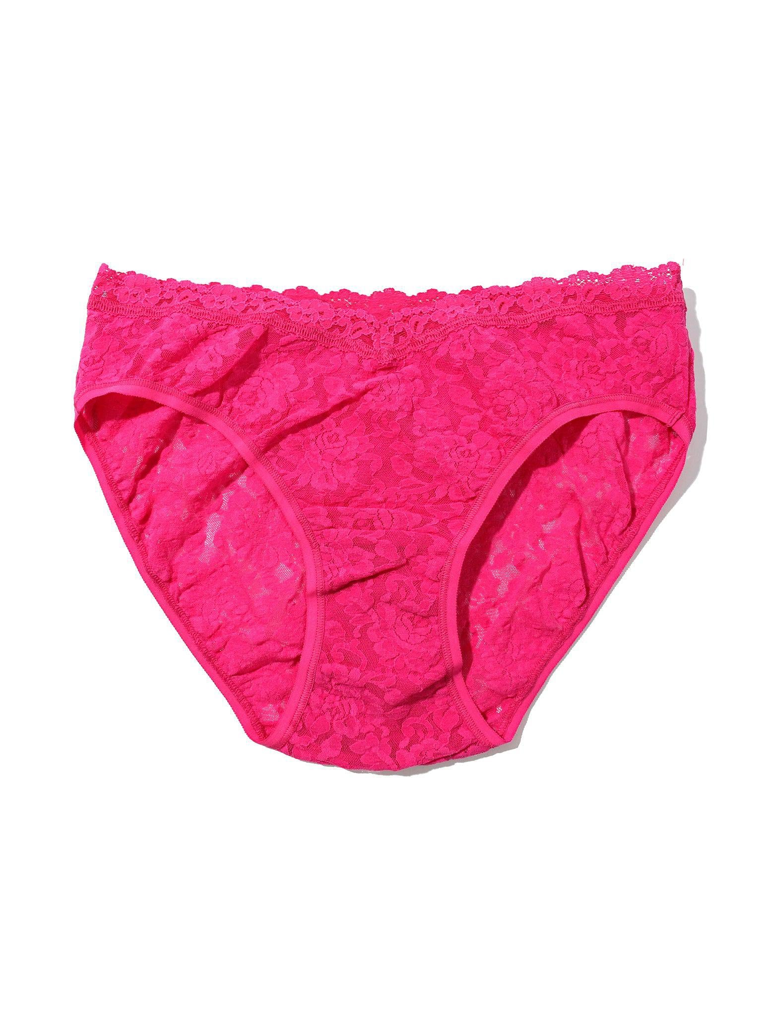 Signature LaceĀ® V-Front High Cut Brief Un-Beet-Able Pink Sale - Image 4