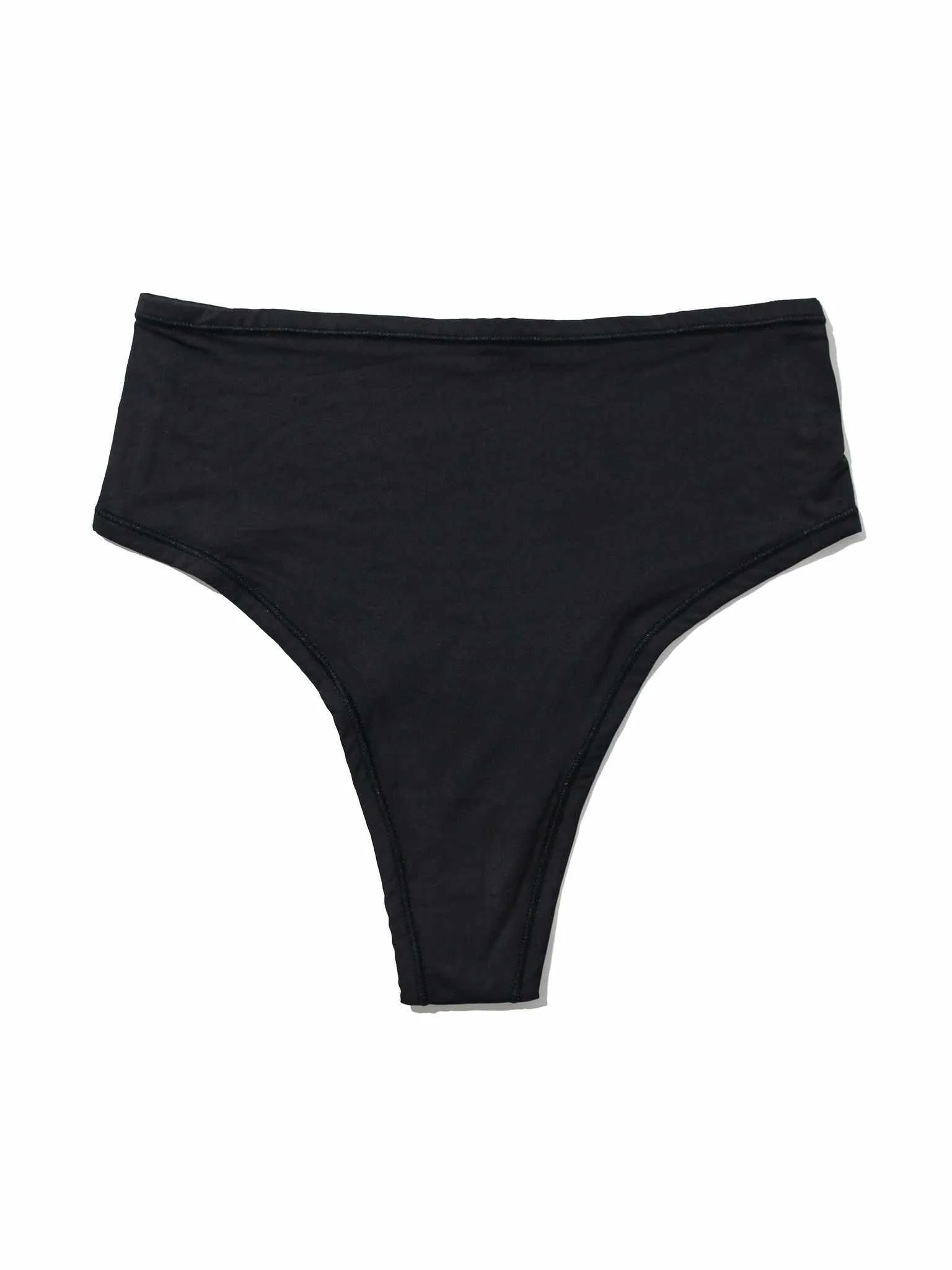 YourFit™ High Rise Thong Black Sale - Image 3