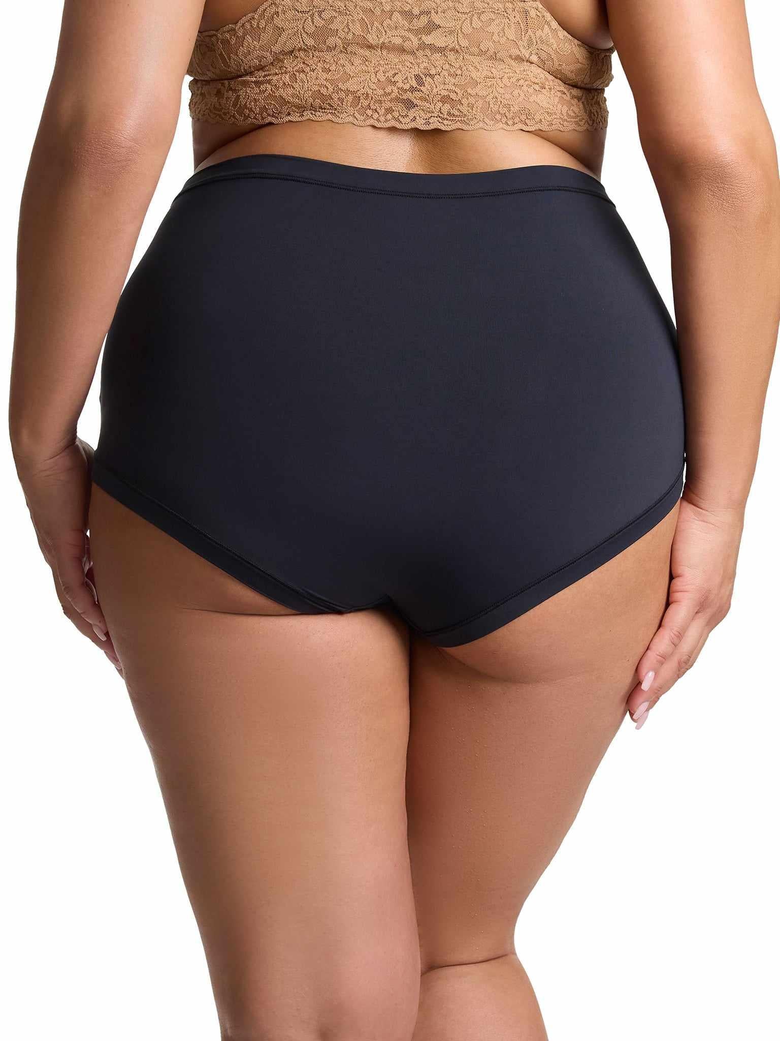 YourFit™ High Rise Thong Black Sale - Image 5