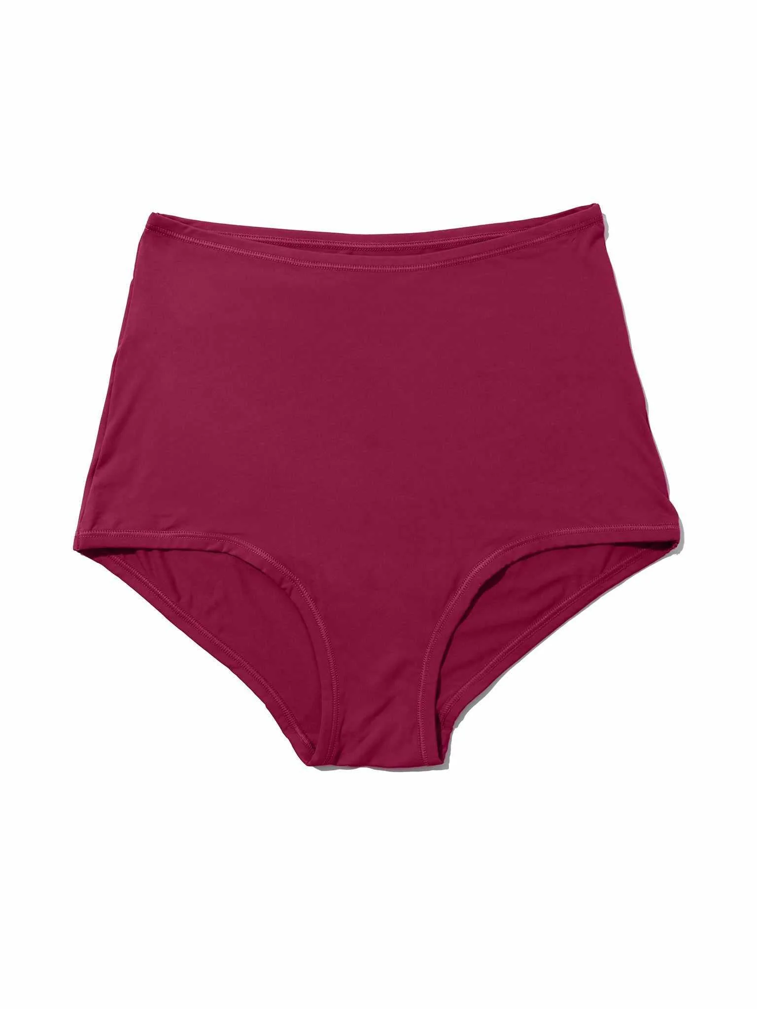 YourFit™ High Rise Boyshort Mulled Wine Red Sale - Image 3